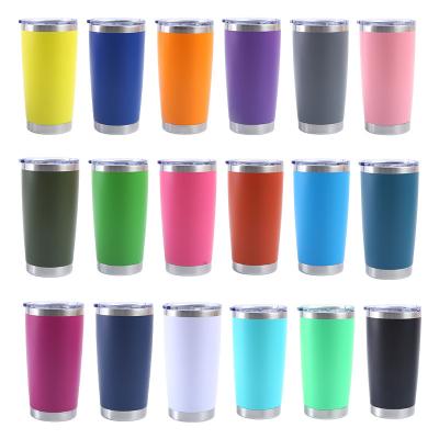 China Sustainable hot selling stainless steel yeticool 20oz tumblers mugs with magnetic slide lid for sale