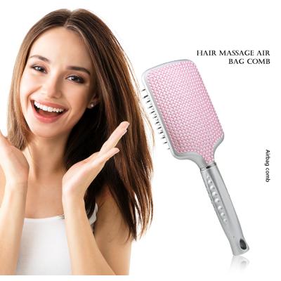 China Waterproof Drop Shipping Bling Diamond Comb Straightener Hair Brush Airbag Comb Home Salon Use Hair for sale