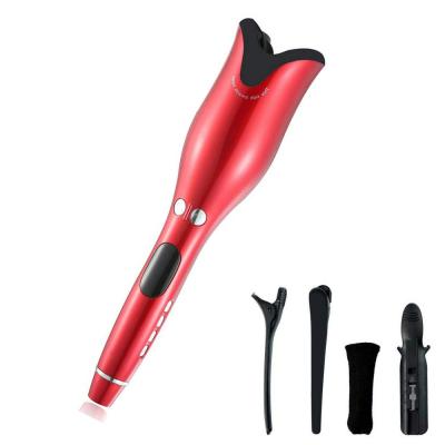 China 2021 Pro Wholesale LCD Hair Curler Ceramic Magic Automatic Curling Hair Curler Iron for sale