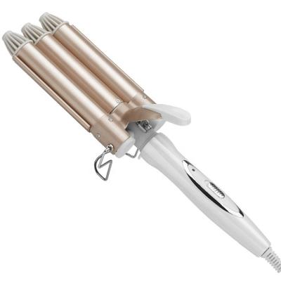 China 3 Barrel Ceramic Heat Ceramic Hair Curler Automatic Styling Electric Iron Hesitate for sale