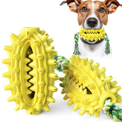 China Sustainable Dog Grinding Teeth Chew Toys Eco Friendly Pet Toys With Rope for sale