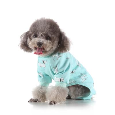 China Sustainable Comfortable Cotton Dogs Cloth Pet Sleep Clothes Luxury Pet Clothing for sale