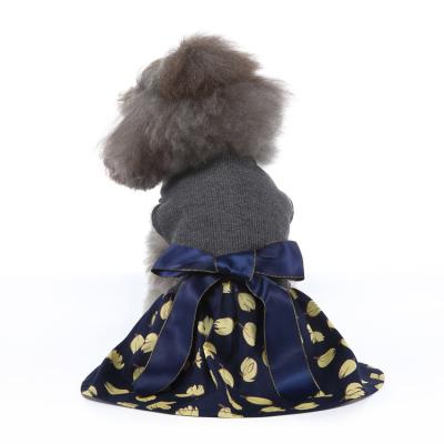 China Sustainable Dog Pet Clothes Slim Summer Dress Luxury Pet Clothes With Various Types for sale