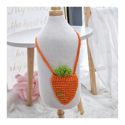 China Small Soft-SidedDog Breathable Handmade Knitted Outdoor Sling Pet Carrier Bag for sale