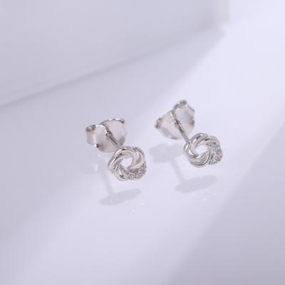 China Classic Water Drop Large Zircon Stone Sterling Silver Stud Earrings For Women Shape Earrings 2021 Earring Jewelry Gift for sale