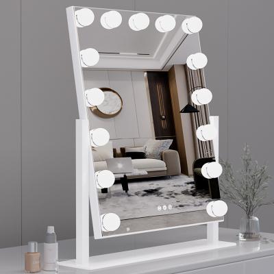 China Custom 10x Vanity Illuminated Hollywood Mirrors Rotating Dresser for sale