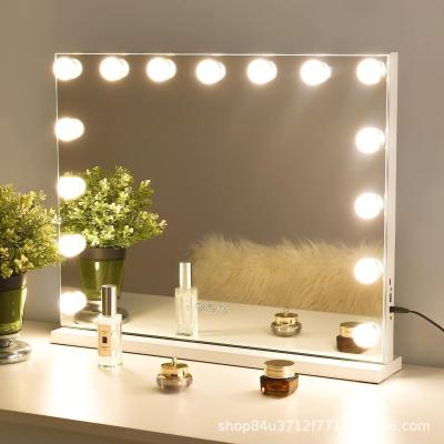 China 15 Touch Dimmer LED Bulbs Hollywood Style Lighted Mirror Dressing Table Ideal for Everday for sale