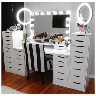 China Gepersonaliseerde Hollywood dressing table spiegel bureau voor slaapkamer Te koop