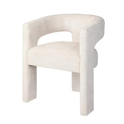 Chine Chaise Sherpa en bois blanc écologique pour salle à manger à vendre