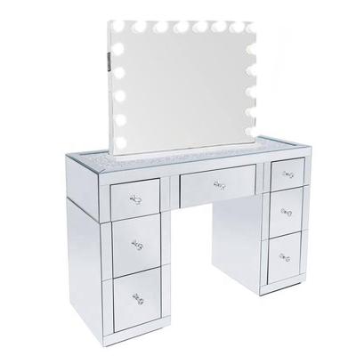 China Moderne make-up vanity dressing table hollywood spiegel MDF board Te koop