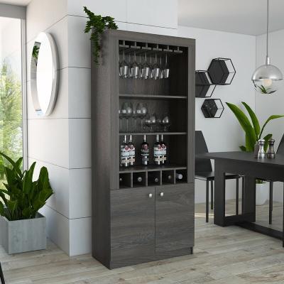 Cina Armadietto di vino di lusso per il soggiorno Bar Display di cucina Vetro Mobili moderni in vendita