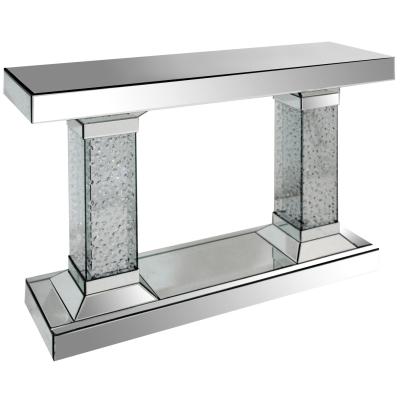 China ODM Spiegelfurniture Slim Console Tabels Glas Voor Hallway Living Room Te koop