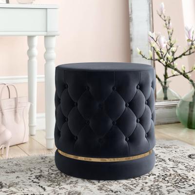 Cina Poltrone di plastica di legno rotondo Ottomano Poltrone Poltrone Pouf in vendita