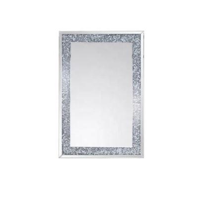 China Glass LED Crystal Bedroom Wall Mirror Decorative Full Length Home Furniture for sale