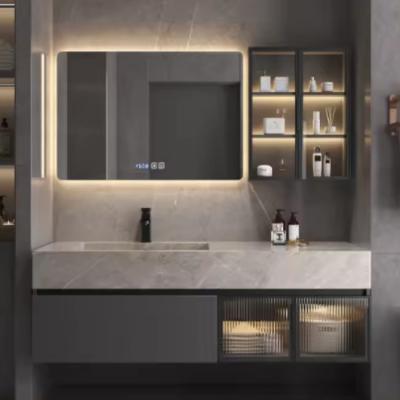 China Customized DTC Wall Mounted Bathroom Vanity Units sink Cabinets for sale