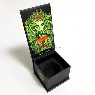 China 2022 Hot Selling Materials 2022 Hot Sale Custom Eco-Friendly Luxury Magnetic Closure Boxes Gift Box Packaging For 3g 5g RoundJar Glass Square for sale