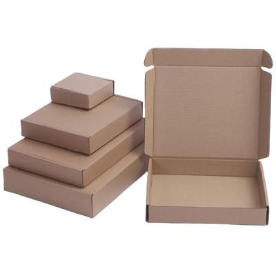 China Recycled Folding Materials Custom Packaging Corrugated Cardboard Boxes Recycled Mailing Box For Clothing Shoes for sale