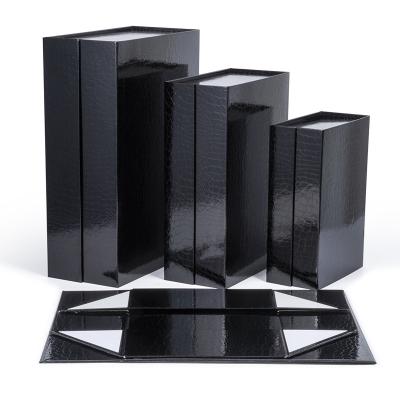 China Large Recycled Luxury Blank Empty Magnetic Folding Corrugated Paper Boxes Rectangle Gift Box 230*160*80 Mm Materials Package For Underwear for sale