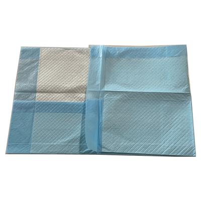 China OME brand plain weave medical uses a comfortable non-slip film + non-woven disposable underpad for sale