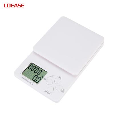 China Weight Measuring Multifunction Digital Coffee Scale Digital Timer Coffee Scale for sale