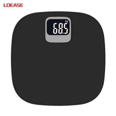 China Bathroom Scales BSCI Factory Supply Reverse LCD ABS Bathroom Digital Plastic Electronic Body Weight Scale for sale