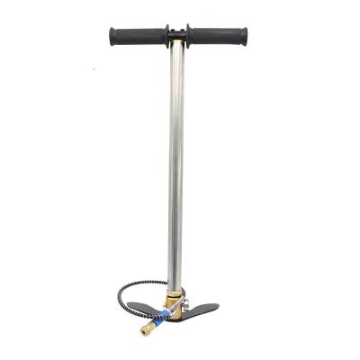 China High Efficiency Foldable Pcp Hand Pump 300 Bar Stainless Steel Hand Pump 3 Stage High Pressure Pcp Pump For Air Tank for sale