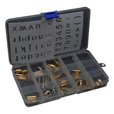 China 53Pcs Machinery Repair Shops Factory Price Electrician Wood Working Burning Carving Stencils Pyrography Tool Wood Burning Tips Set for sale