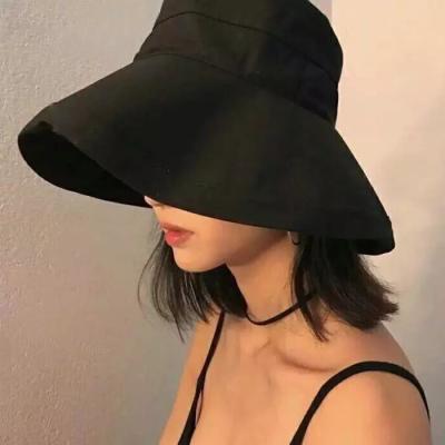 China R-H-465C Bucket Hats Fashion Korean Summer Outdoor Women Wide Brim Ladies Foldable Sun Fishing Hats R-H-465C for sale