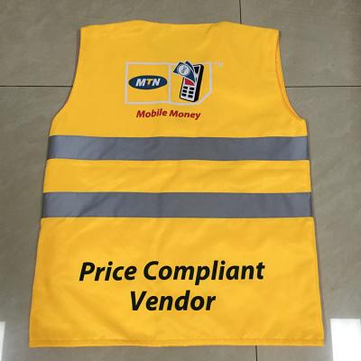 China Customized Viable Multi Visibility Vest EN471 Safety Pockets Class 2 Hi Reflective Vest With Scratch Vendor Jacket 220gsm for sale