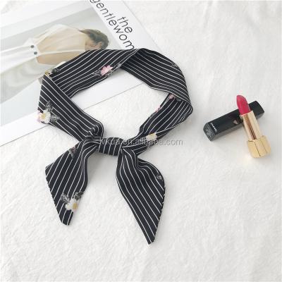 China Beautiful/Fashion/Cheap/Multifunctional Wholesale Black Boy Scout 100% Polyester Scarf 90 x 5cm Women's Scarf for sale