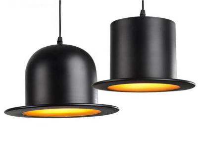 China Traditional classic black metal magetic kitchen lamp vintage E27 dining room indoor pendant lights for sale