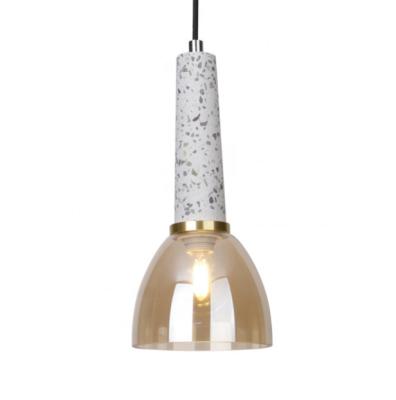 China Post Modern Retro Cement Indoor Lamps Modern Concrete Attic Pendant Light for sale