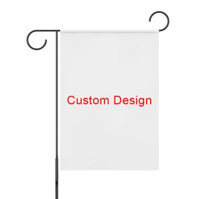 China Water Proof 30x45cm Double Sided Seasonal Outdoor Yard Decoration Garden Flag Banner For Merry Christmas for sale