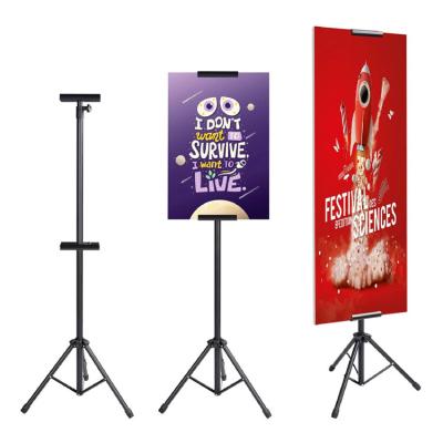 China Water Proof Floor Standing Adjustable A3 Poster Display Menu Rack Sign Holder for sale