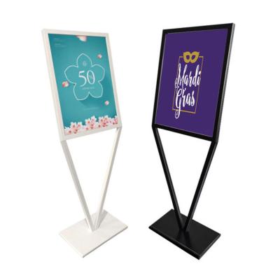 China Water Proof A4 Floor Standing Poster Display Sign Holder For Rack Poster for sale