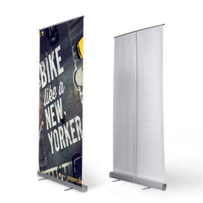 China Outdoor Water Proof Advertising Roll Up Aluminum Portable Standee Roll Up Banner Stand for sale