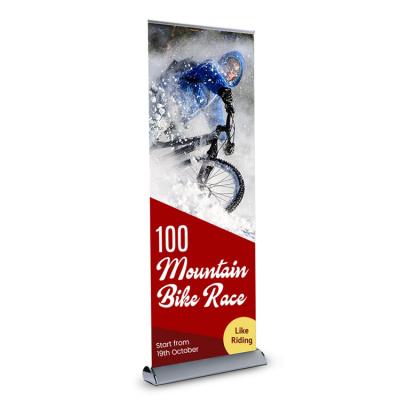 China Water Proof Digital Printing Retractable Roll Up Advertising Poster Banner Stand For Advertising for sale