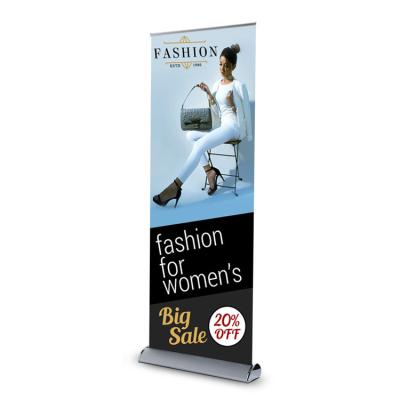 China Water Proof Retractable Banner Stand Poster Display Stand Aluminum Roll Up Retractable Banner Display Stand for sale