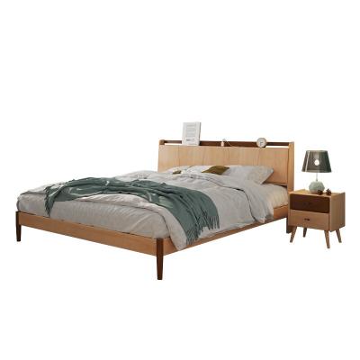 중국 Modern Stylish Simple Hotel Bedroom Double King Queen Bed Frame 판매용