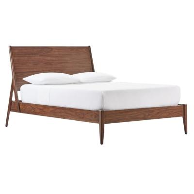 Китай Natural Solid Wood Modern Queen Double King Size Oak Wood Bed Frame продается