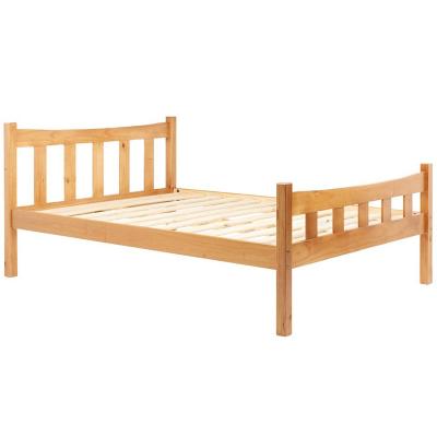 China Single King Queen Size Modern Furniture Simple Design Wooden Bed Frame for sale