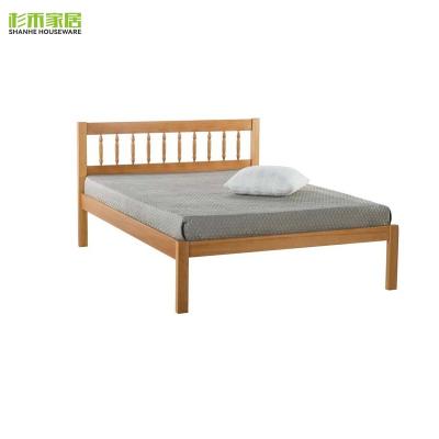 China Low Price Model Simple Design Solid Wood King Size Wooden Beds With Various Sizes And Colors zu verkaufen