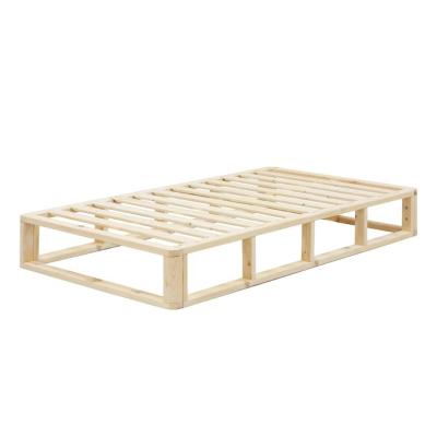 China Multifunction designer furniture king size queen single modern solid wood bed frame zu verkaufen