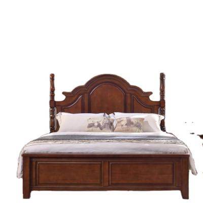 China Premium Bedroom Furniture Luxury Modern Design Wood Queen Size Bed for sale