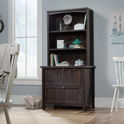 China Open Face Reception Luxury Office Bookcase Wood File Storage Lateral Filing Cabinet en venta