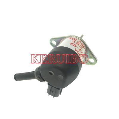 China Machinery Repair Shops Excavator Parts Stop Engine Fuel Interrupt Shut Off Diesel Solenoid Valve 6684826 17208-60010 for kubota lead-cat for sale