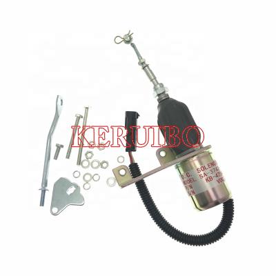 China Machinery Repair Shops Excavator Parts Stop Engine Fuel Interrupt Shut Off Diesel Solenoid Valve 3974947 Z3900107 SA-3742-24 for sale