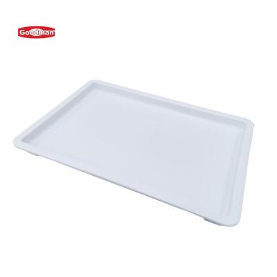 China Hotel Food Grade Tool White Bread Dough Tray Dough Proofing Plastic Baking Box for sale