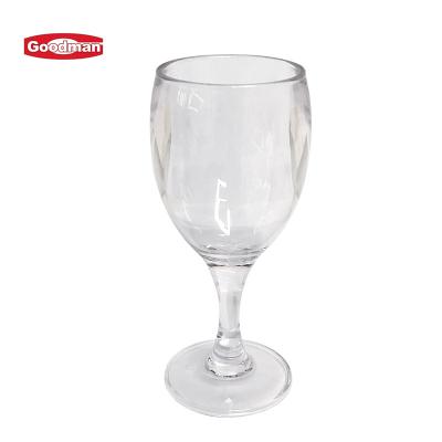 China Eco-friendly Durable Clear PC Plastic Champagne Glass Goblet Wedding Party Red Wine White Glass for sale