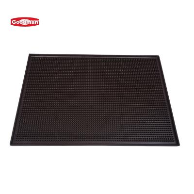 China Viable Wholesale Drinking Bar Mats Bar Mats Rubber Beer Spill Drinking Custom Bar Rail Mats for sale